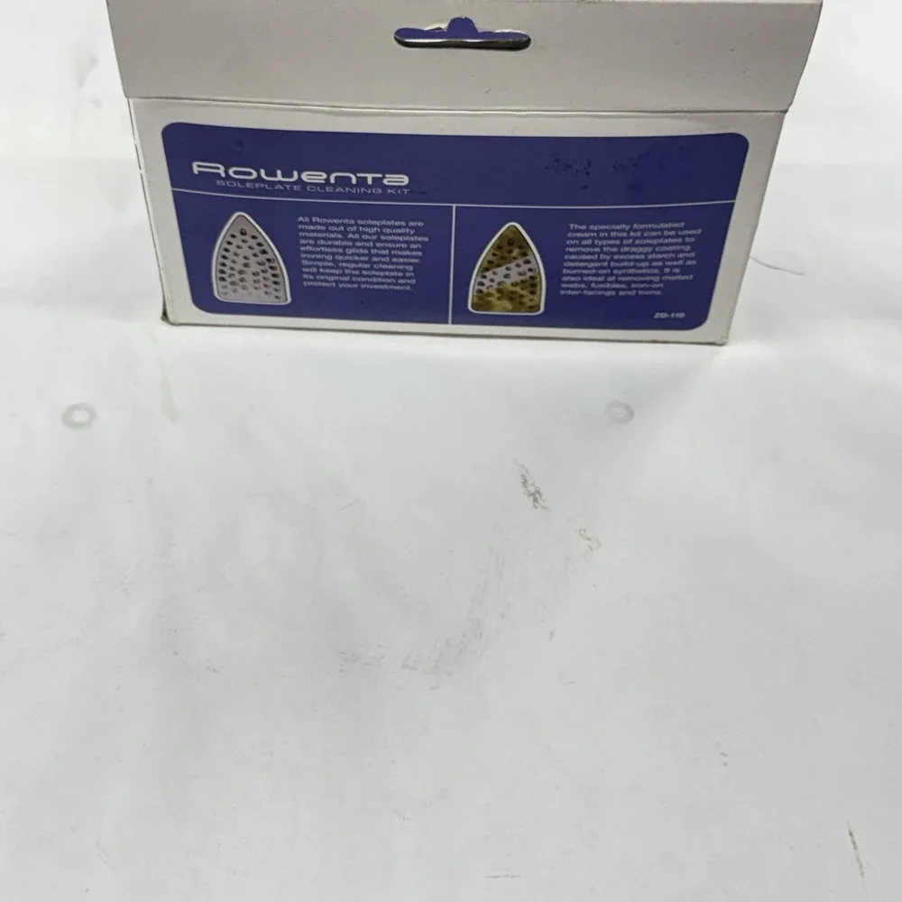 Rowenta Soleplate Cleaning Kit Hot Iron Cleaner NEW